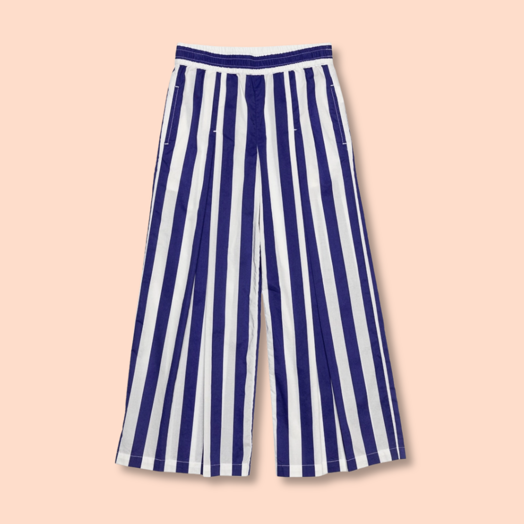 Girls Sailor Stripe Pants