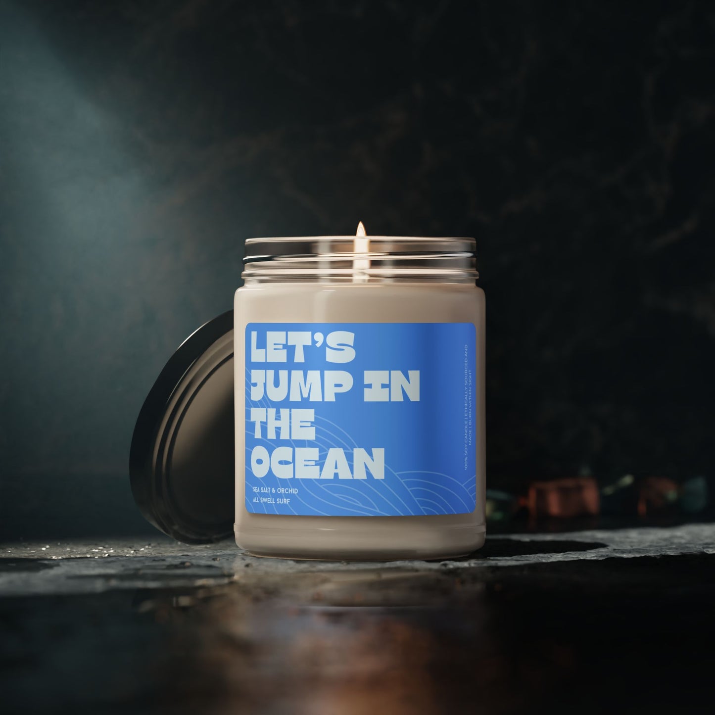 Let's Jump In the Ocean Candle
