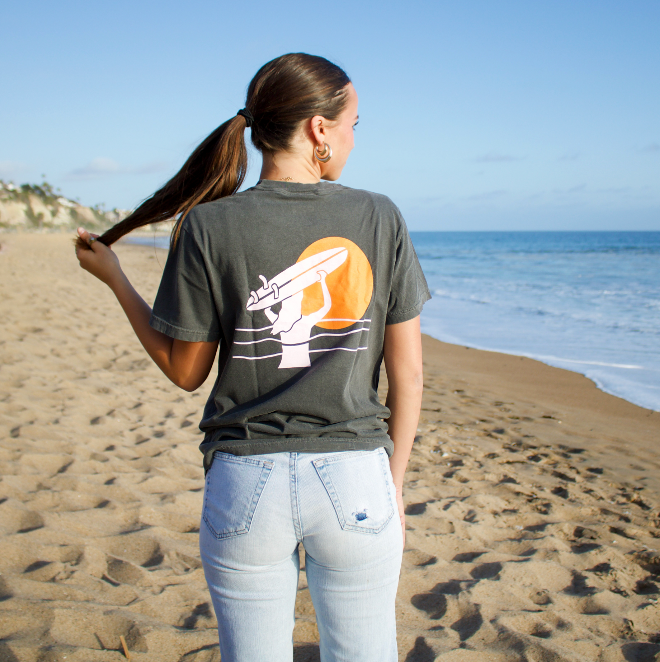 Let's Go Surfing Adult Tee