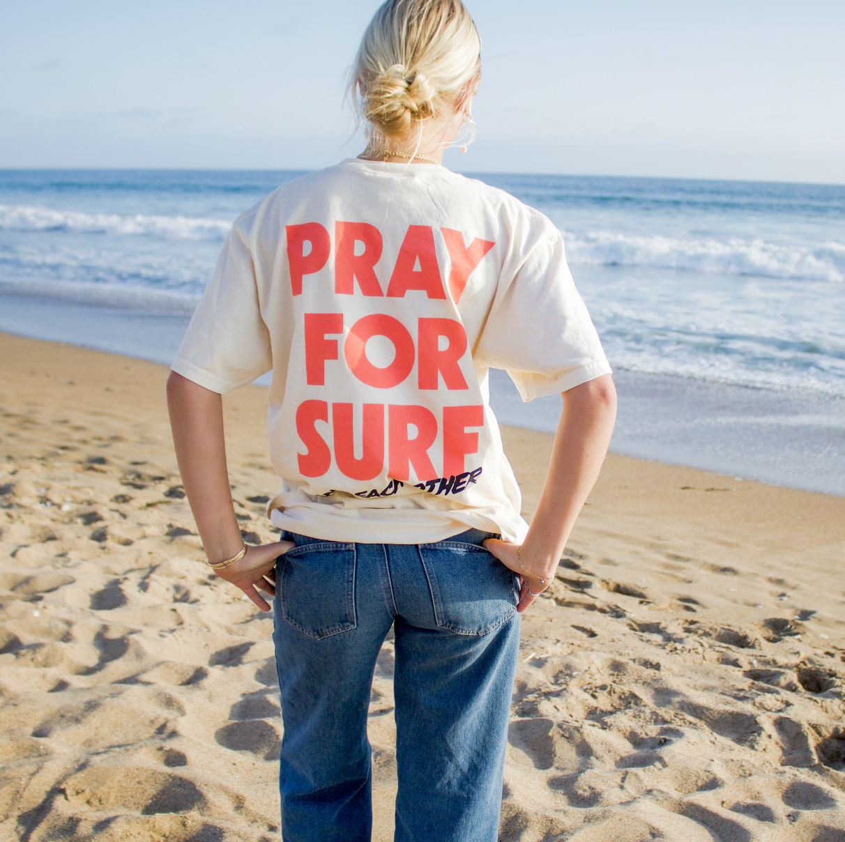 Pray for Surf Adult Tee