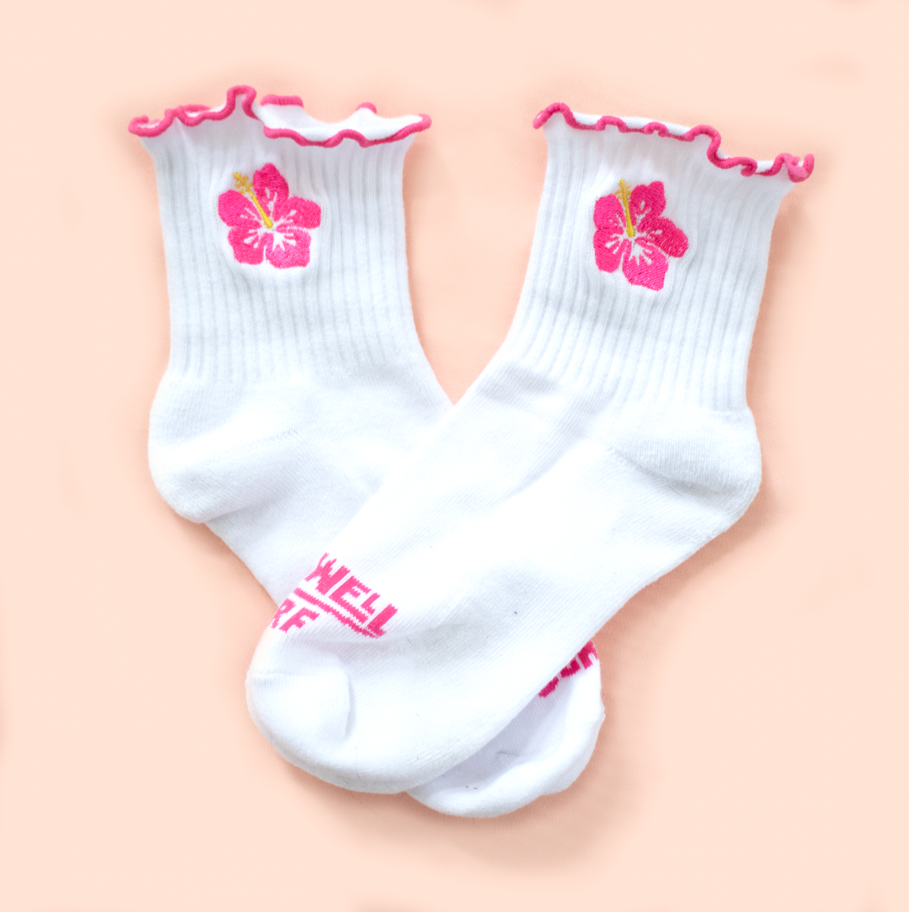 Sunset Bloomies Mid Length Socks