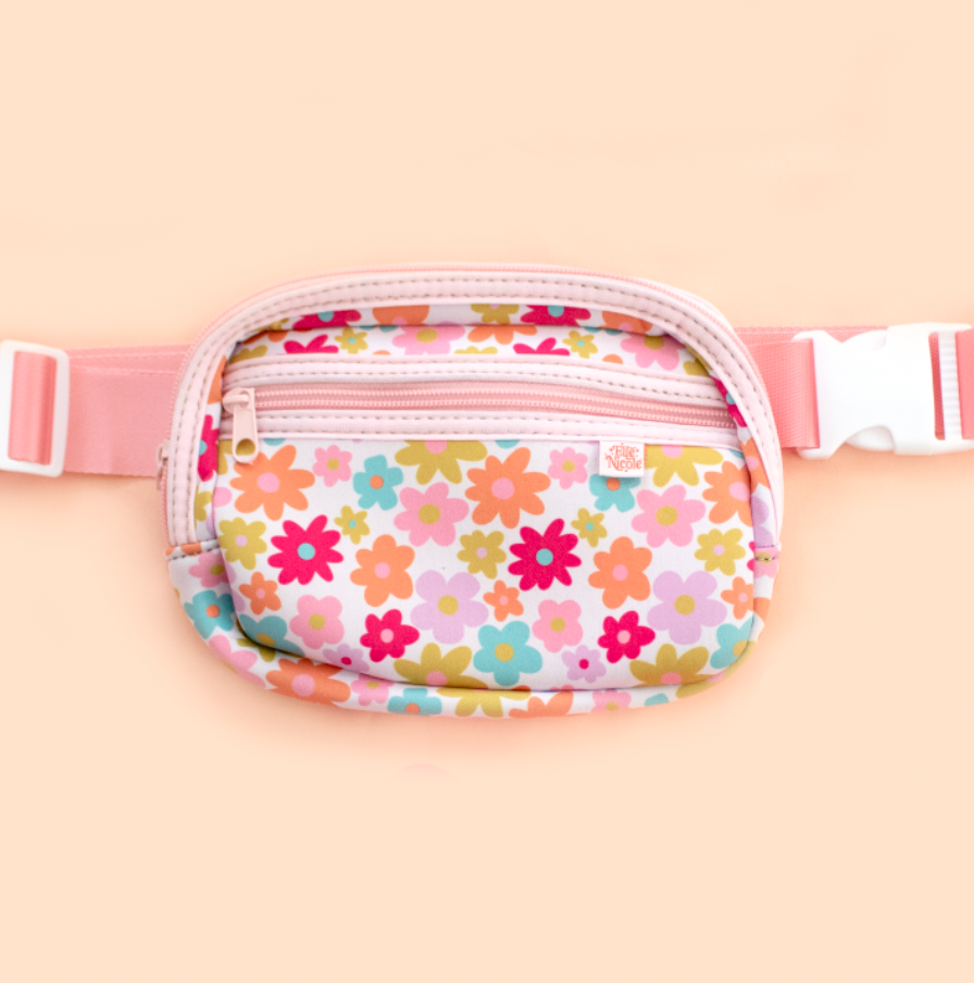 Retro Florals Belt Bag