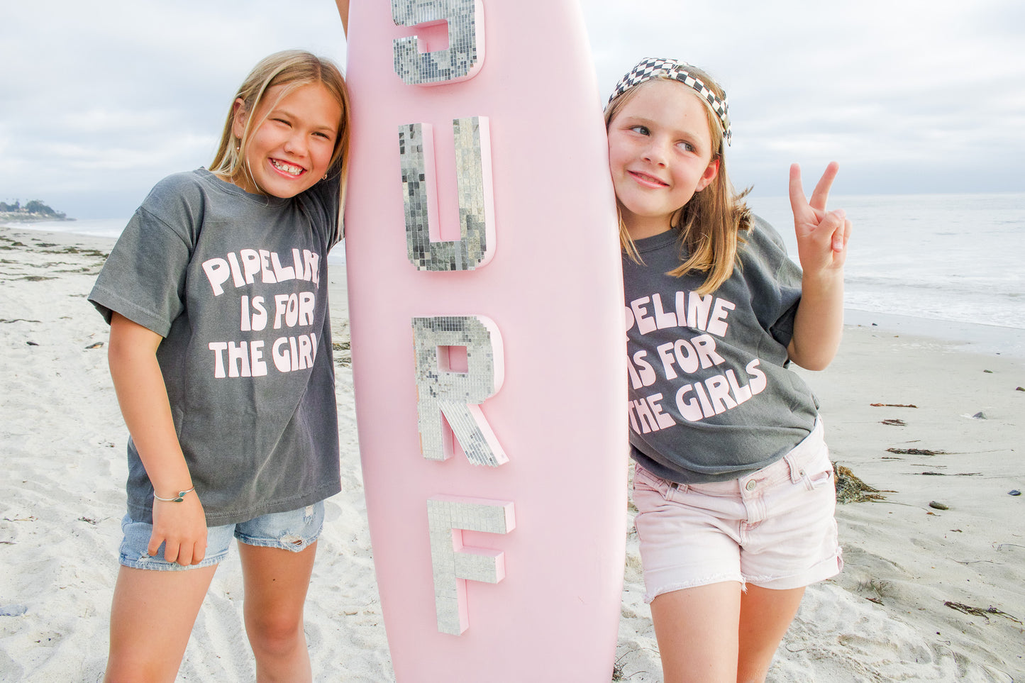 Pipeline Is For The Girls Kids Tee