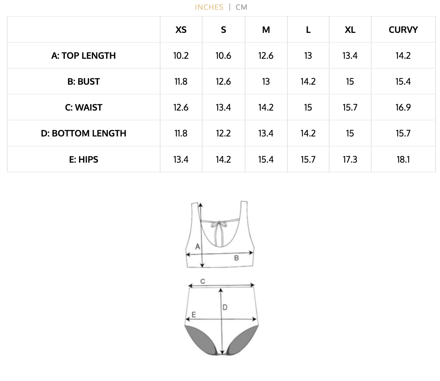 Reversible Bikini Top Yellow Ohia