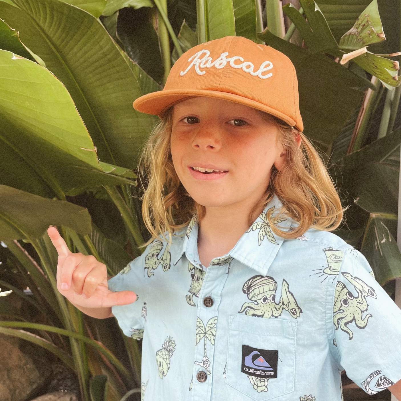 Rascal Flat Brim Kids Hat