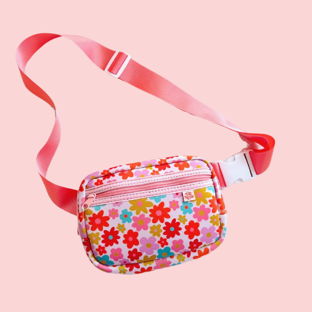 Retro Florals Belt Bag