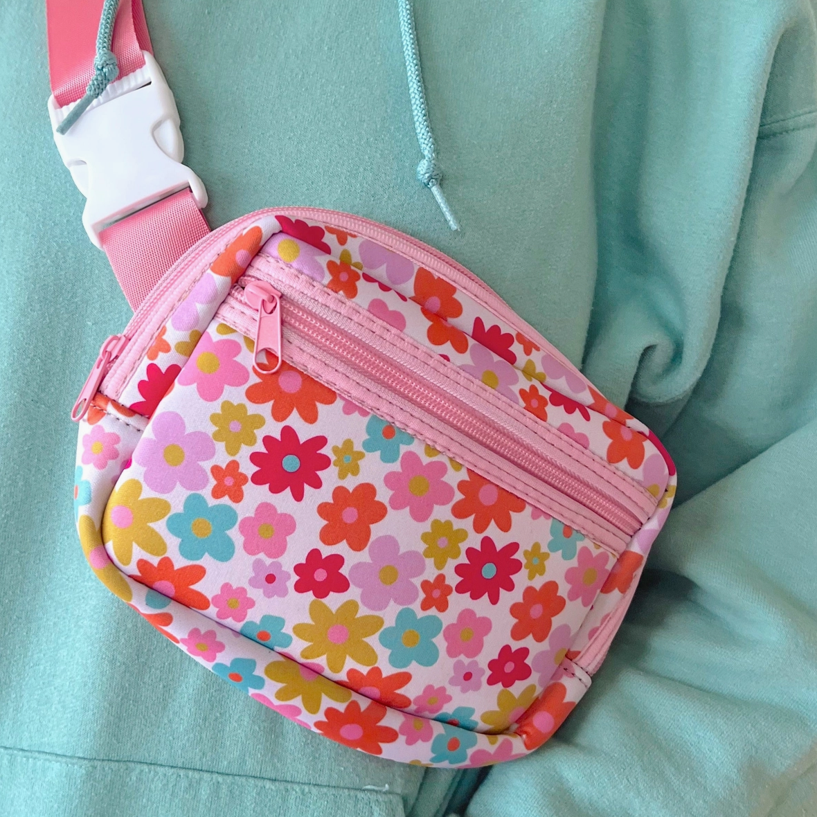 Retro Florals Belt Bag