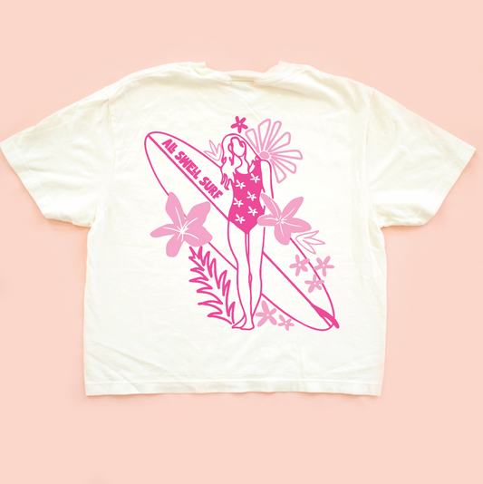 Surfer Girls Bloom Boxy Tee