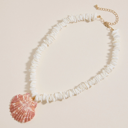 Shell Pendant Beach Necklace