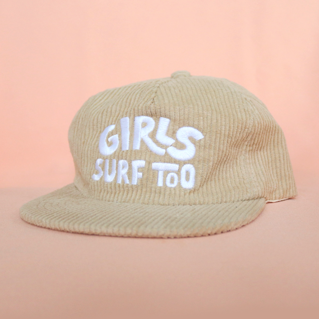 Girls Surf Too Corduroy Hat