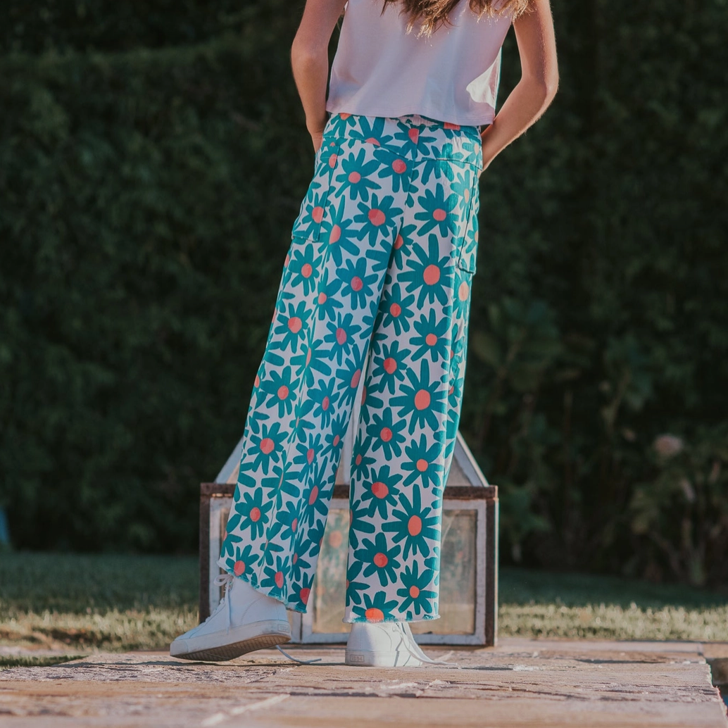 Girls Day Camp Crop Pants
