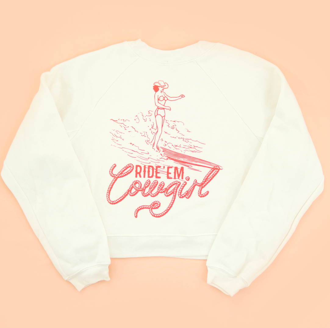 Ride 'Em Cowgirl Cropped Sweatshirt