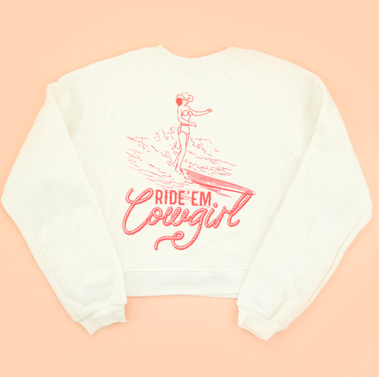 Ride 'Em Cowgirl Cropped Sweatshirt