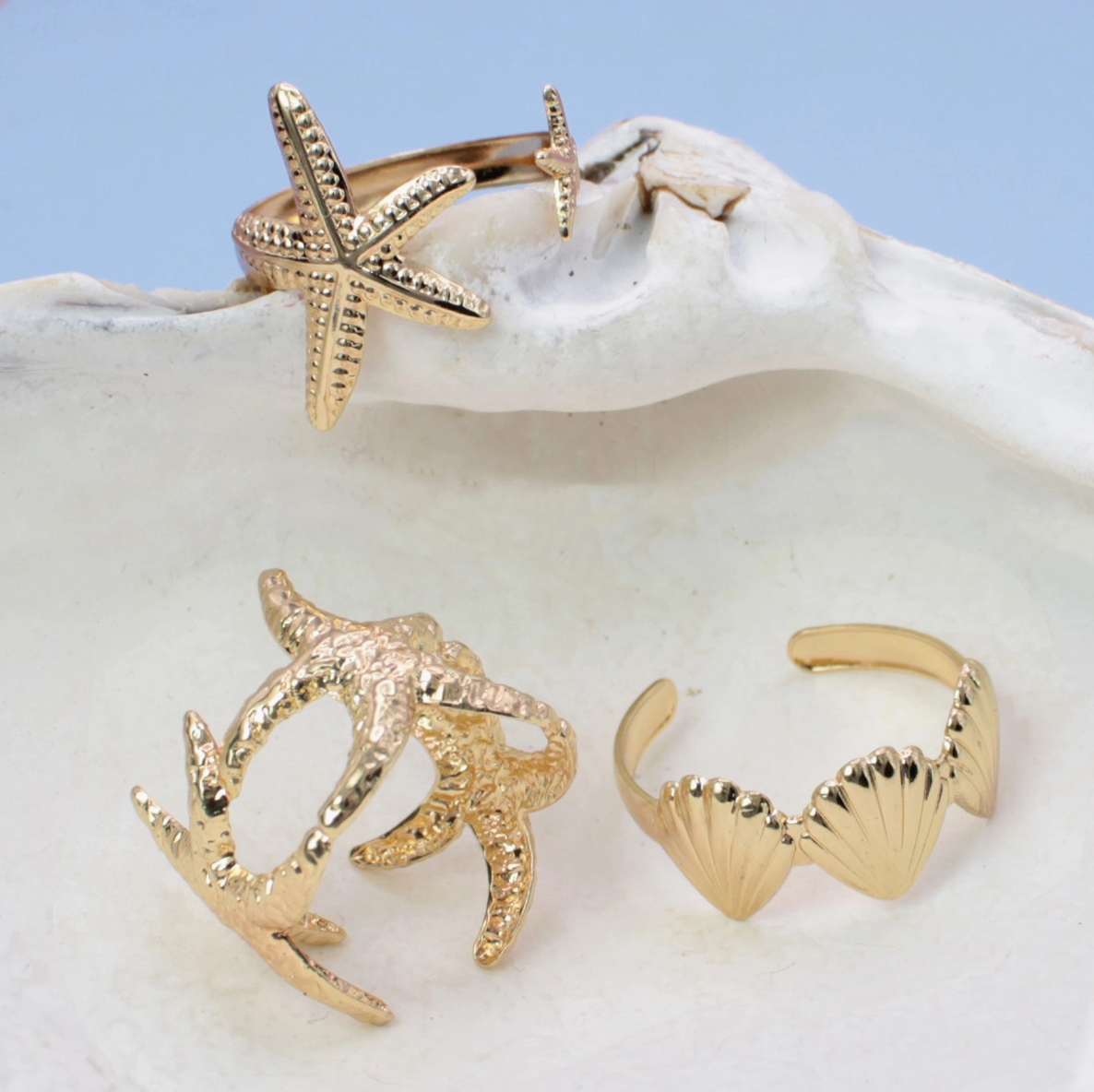 Ocean Vibes Gold Ring