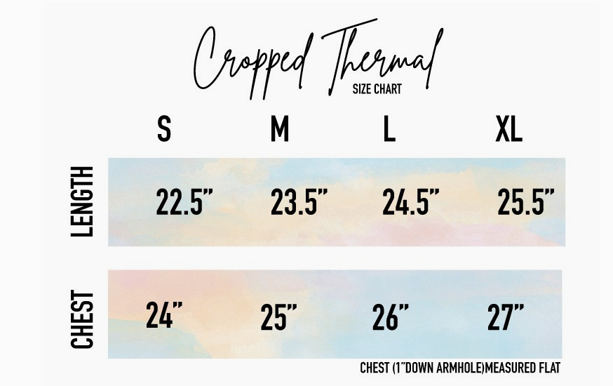 Beach Thermal Boxy Sweatshirt