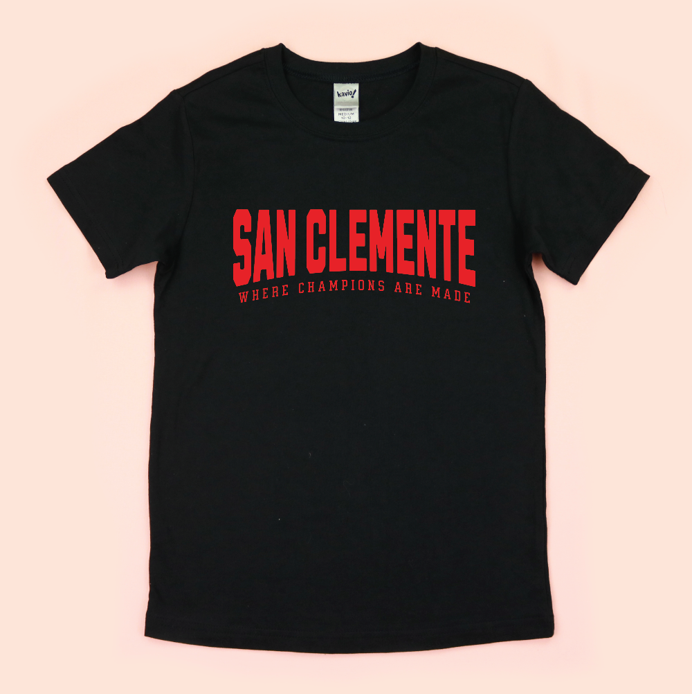 San Clemente Legends Kids Tee- preorder ships Feb 20th