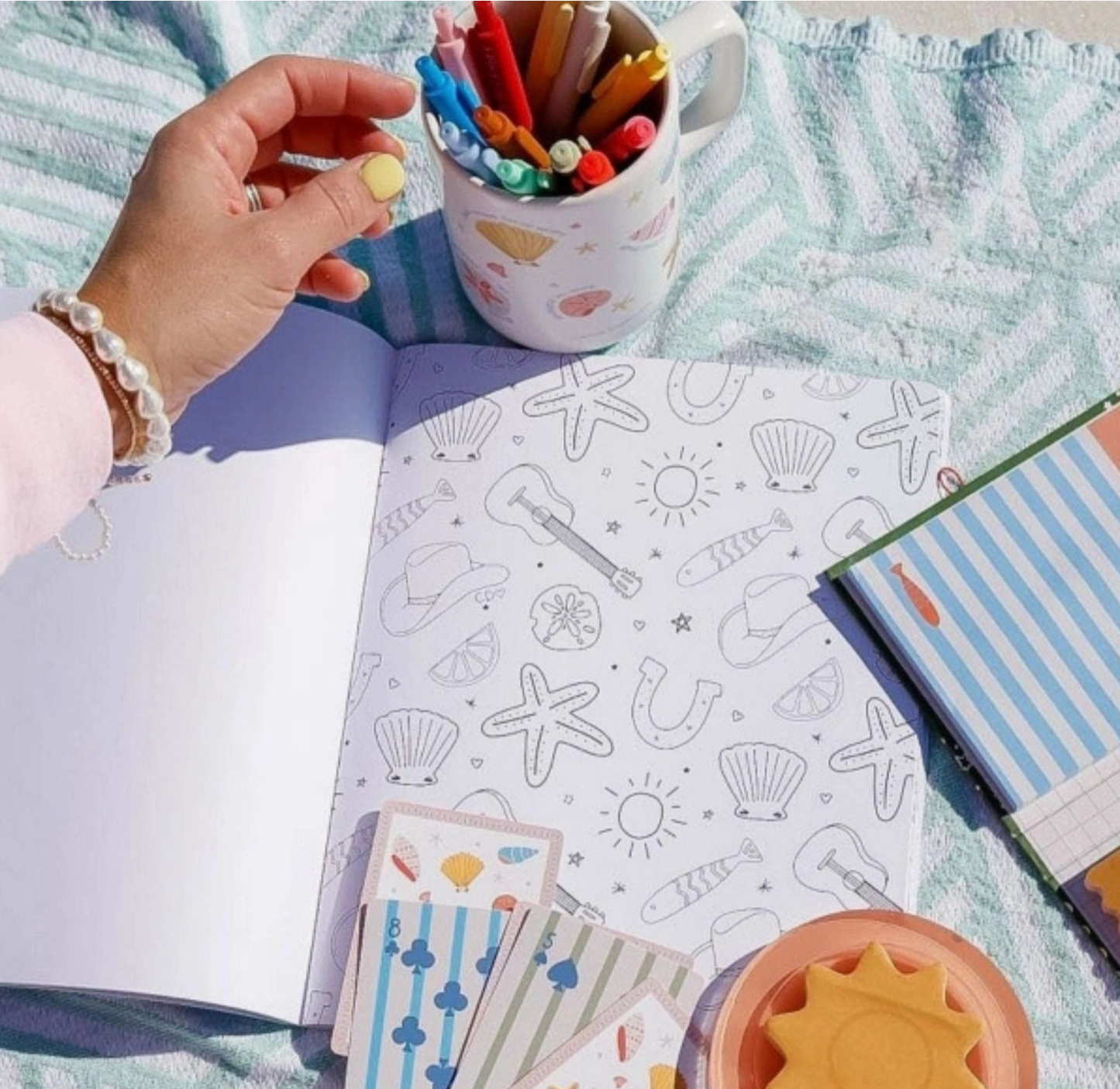 Coastal Cowgirl Coloring Book
