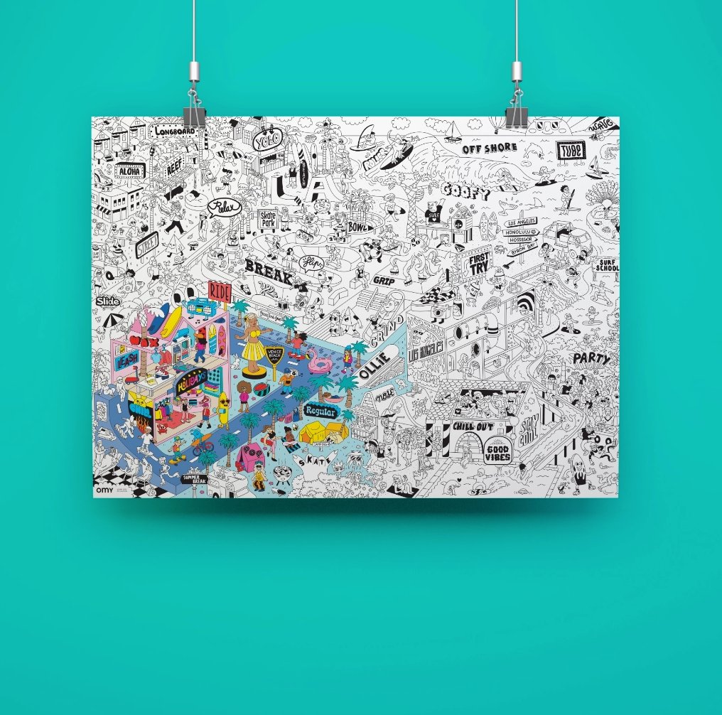 Giant Coloring Poster