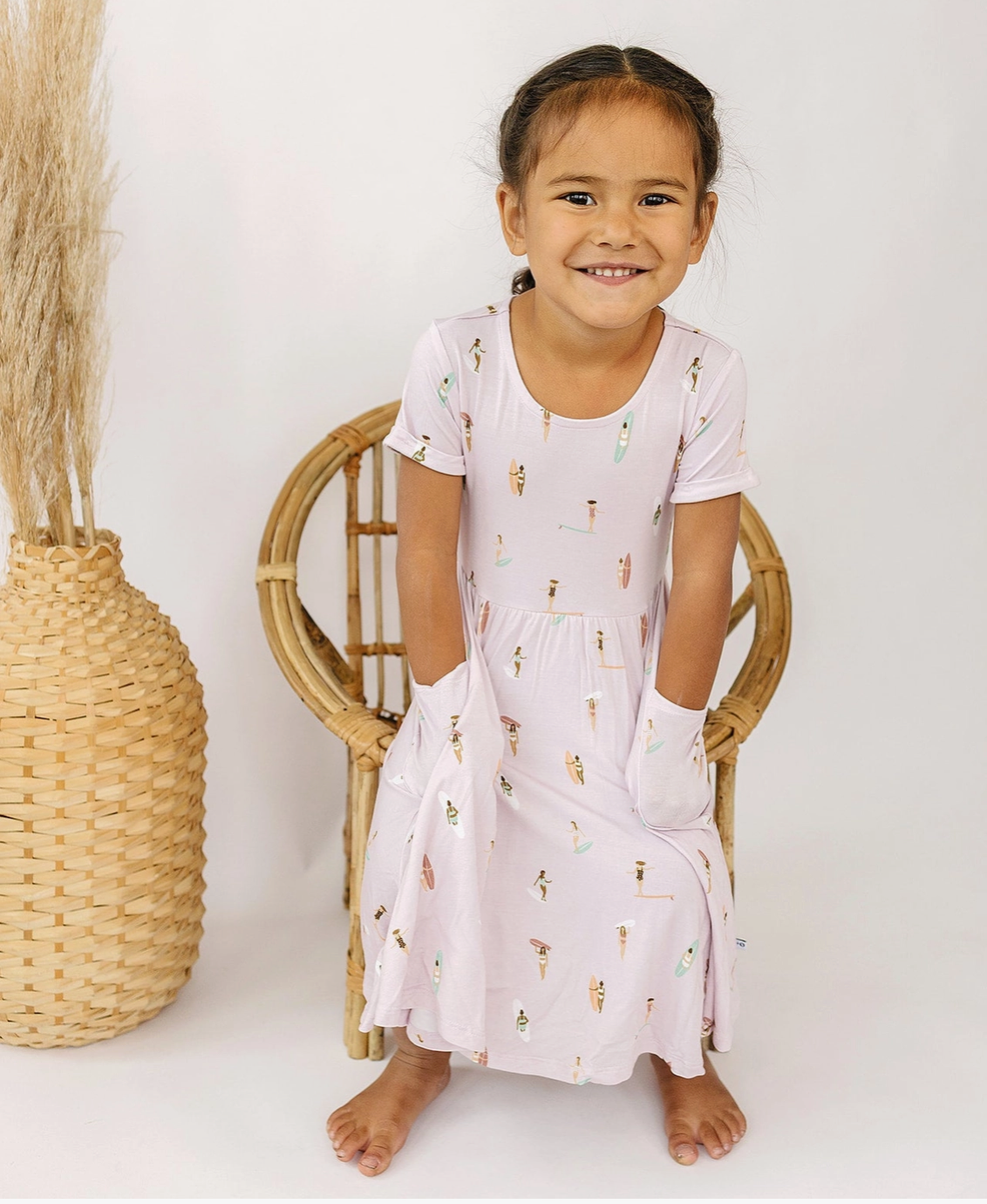 Surfer Girls Pocket Dress