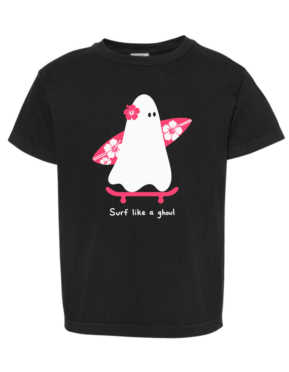 Surf Like a Ghoul Kids Tee
