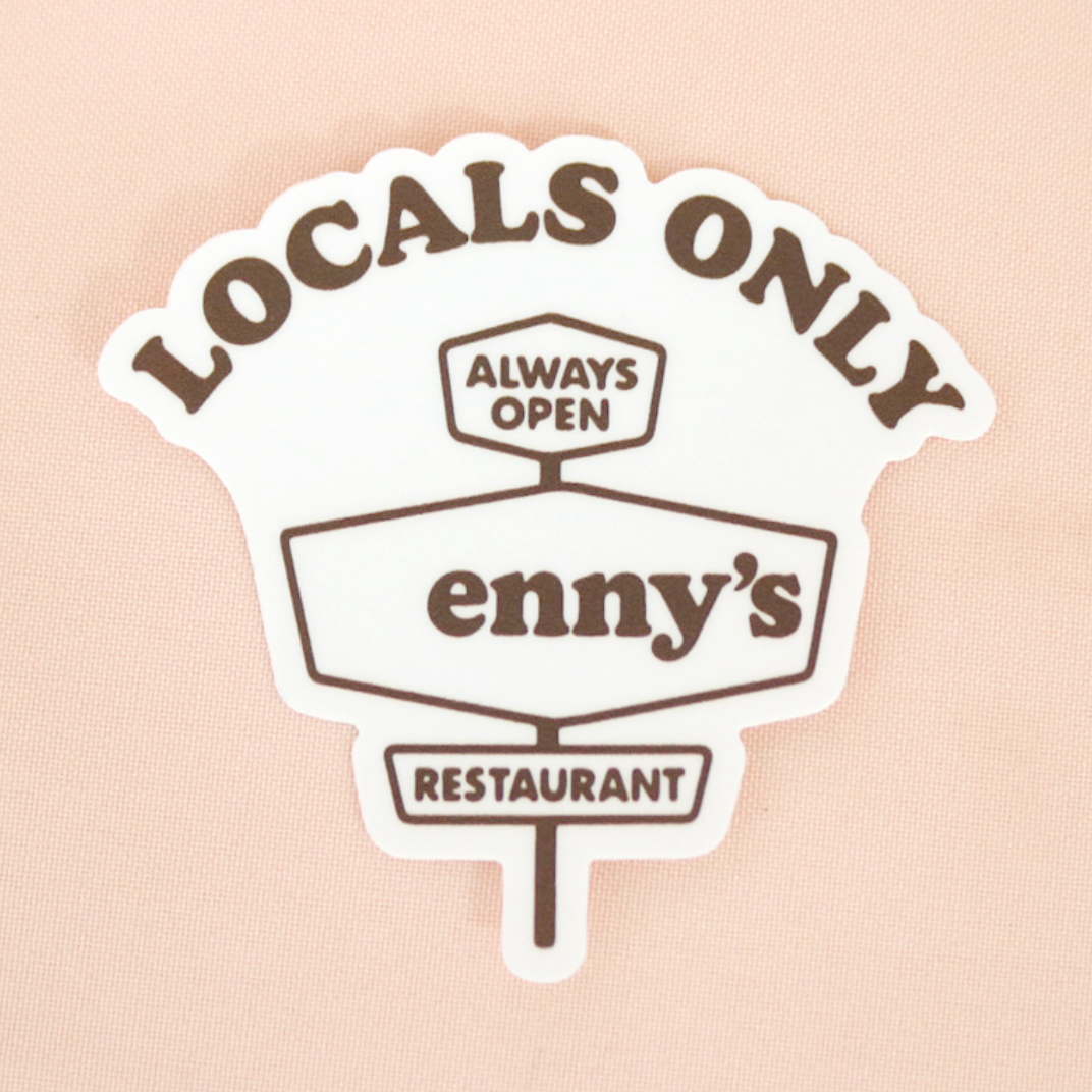 Locals Only Sticker