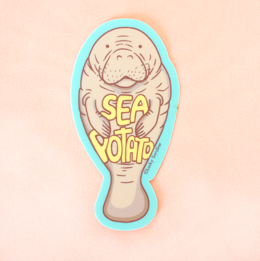 Manatee, Sea Potato Sticker