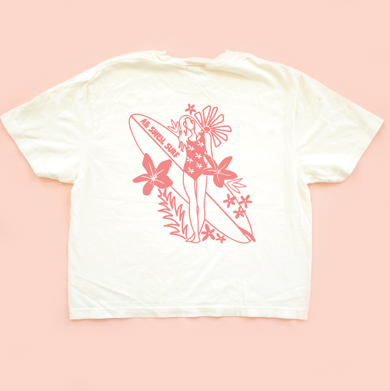 Surfer Girl Bloom Boxy Tee