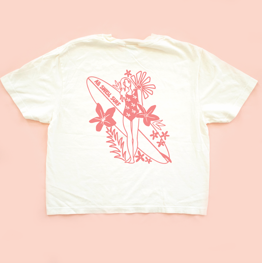 Surfer Girl Bloom Boxy Tee