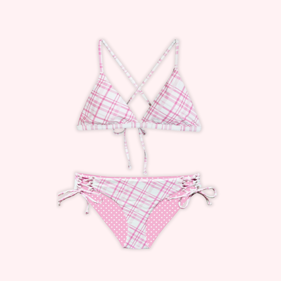 Lizzie GIRLS Triangle Style Reversible 2-PIECE Bikini