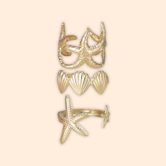 Ocean Vibes Gold Ring