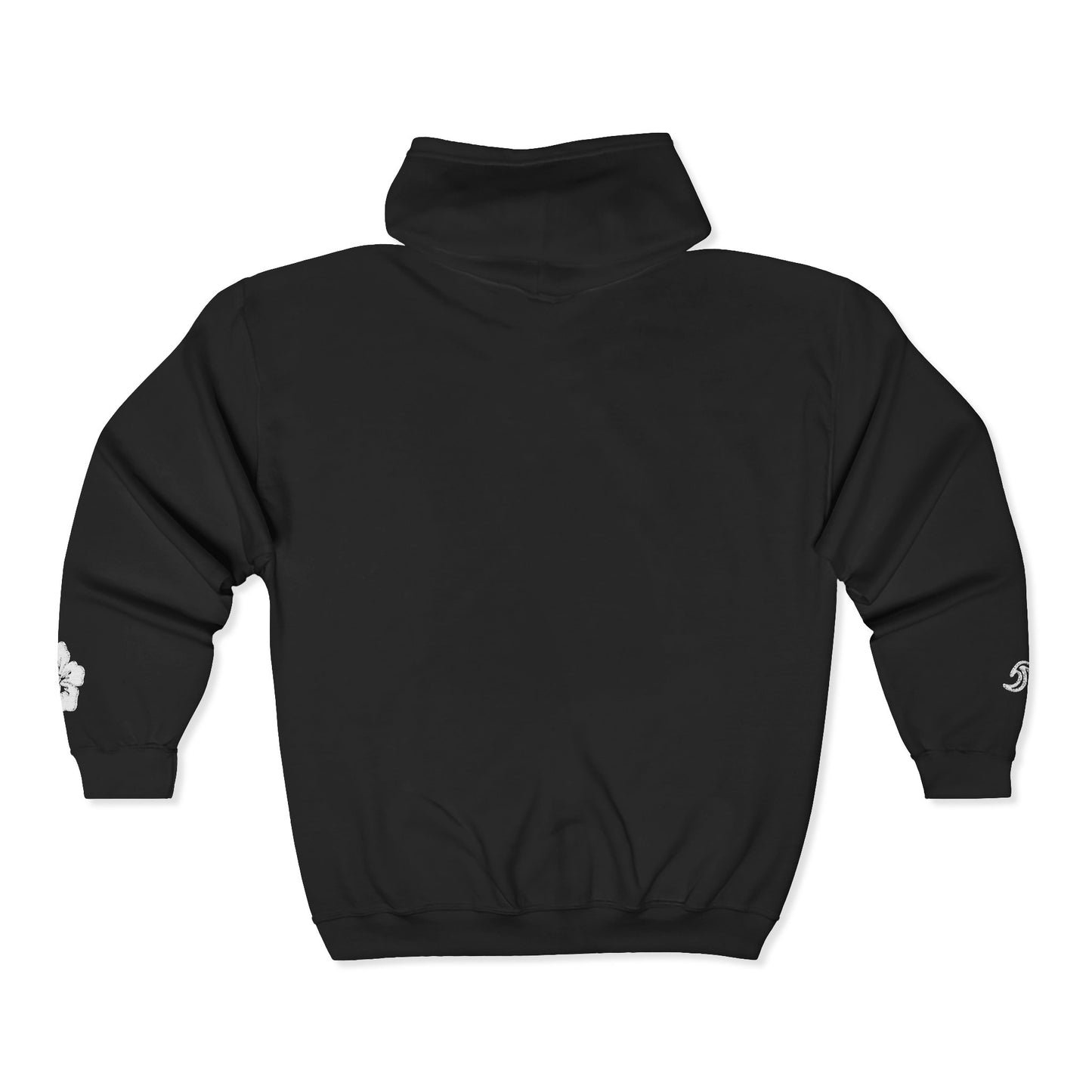 Surf Mom Zip Embroidered Hoodie