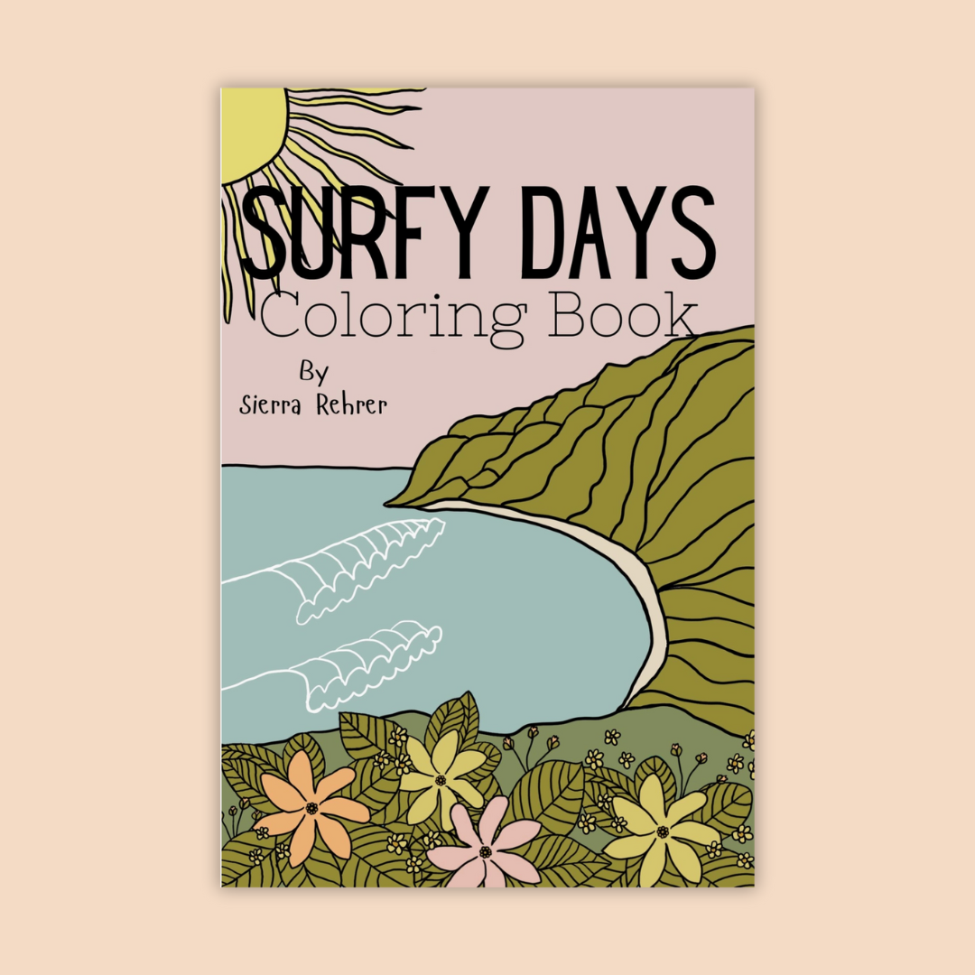 Surfy Days Coloring Book