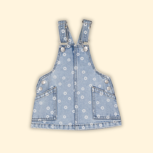 Girls' Emilia Floral Denim Skirtall