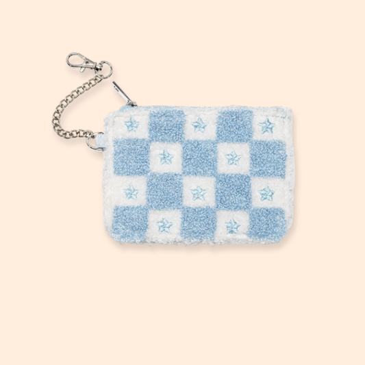 Keychain Pouch Checkered Stars