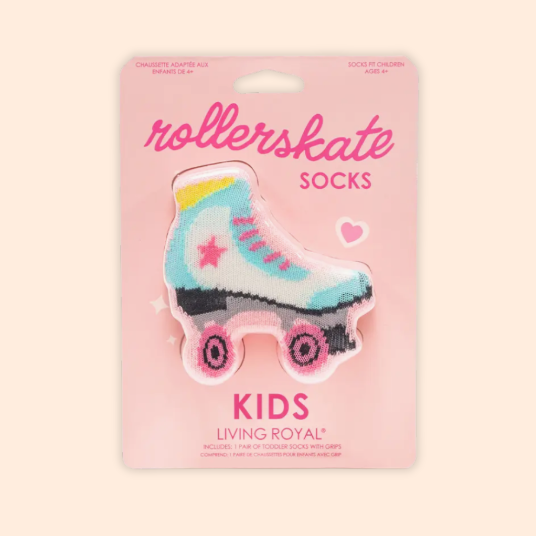 KIDS 3D Packaged Crew Socks Roller Skate