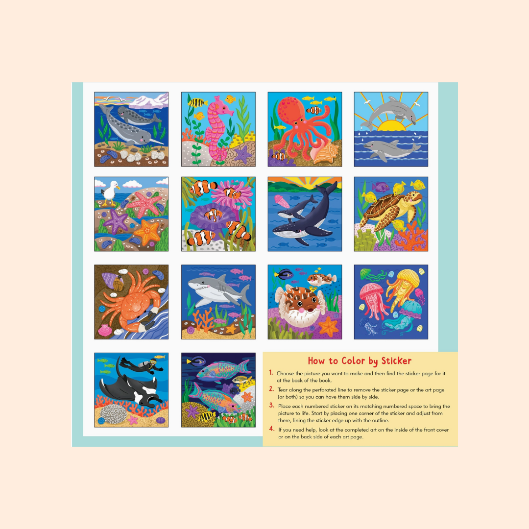 My First Color-By-Sticker Book - Under the Sea