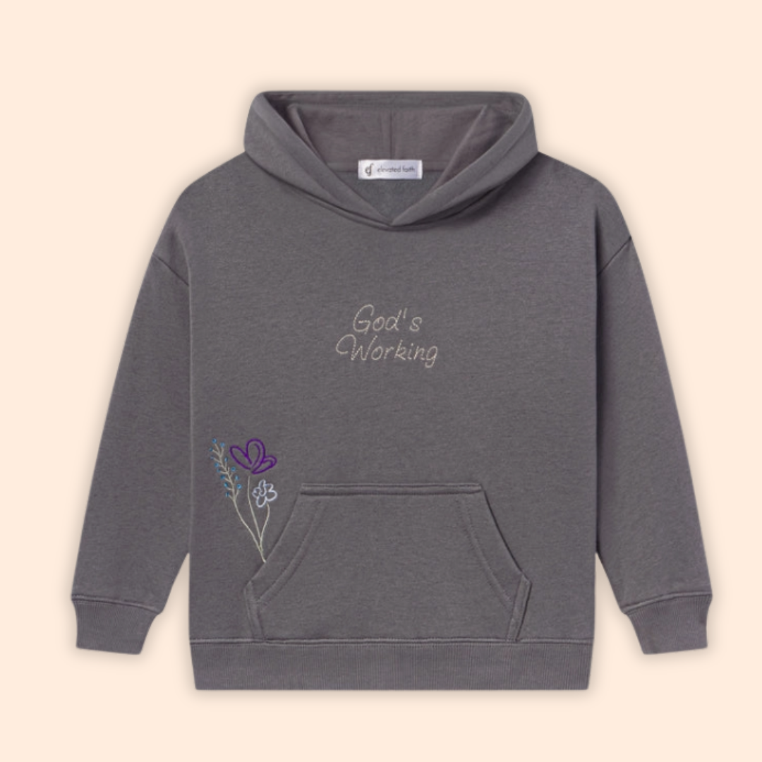 God's Still Working Kids Hoodie