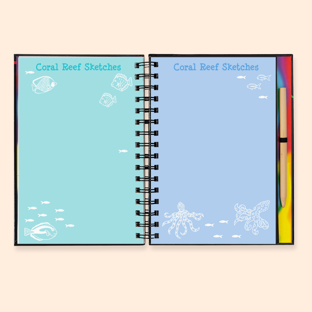 Coral Reefs Scratch and Sketch