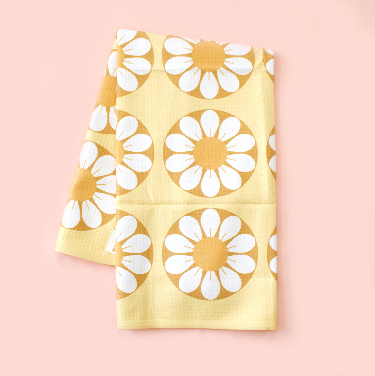 Retro Flower Kitchen Towel