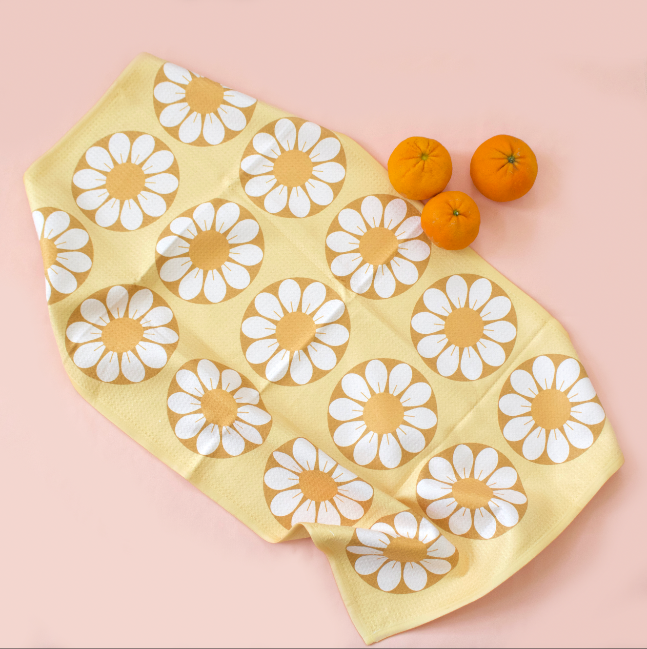 Retro Flower Kitchen Towel