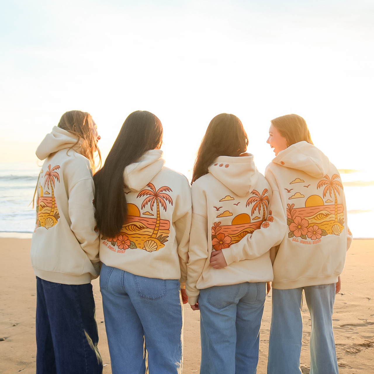 Sunset Embroidered Hoodie
