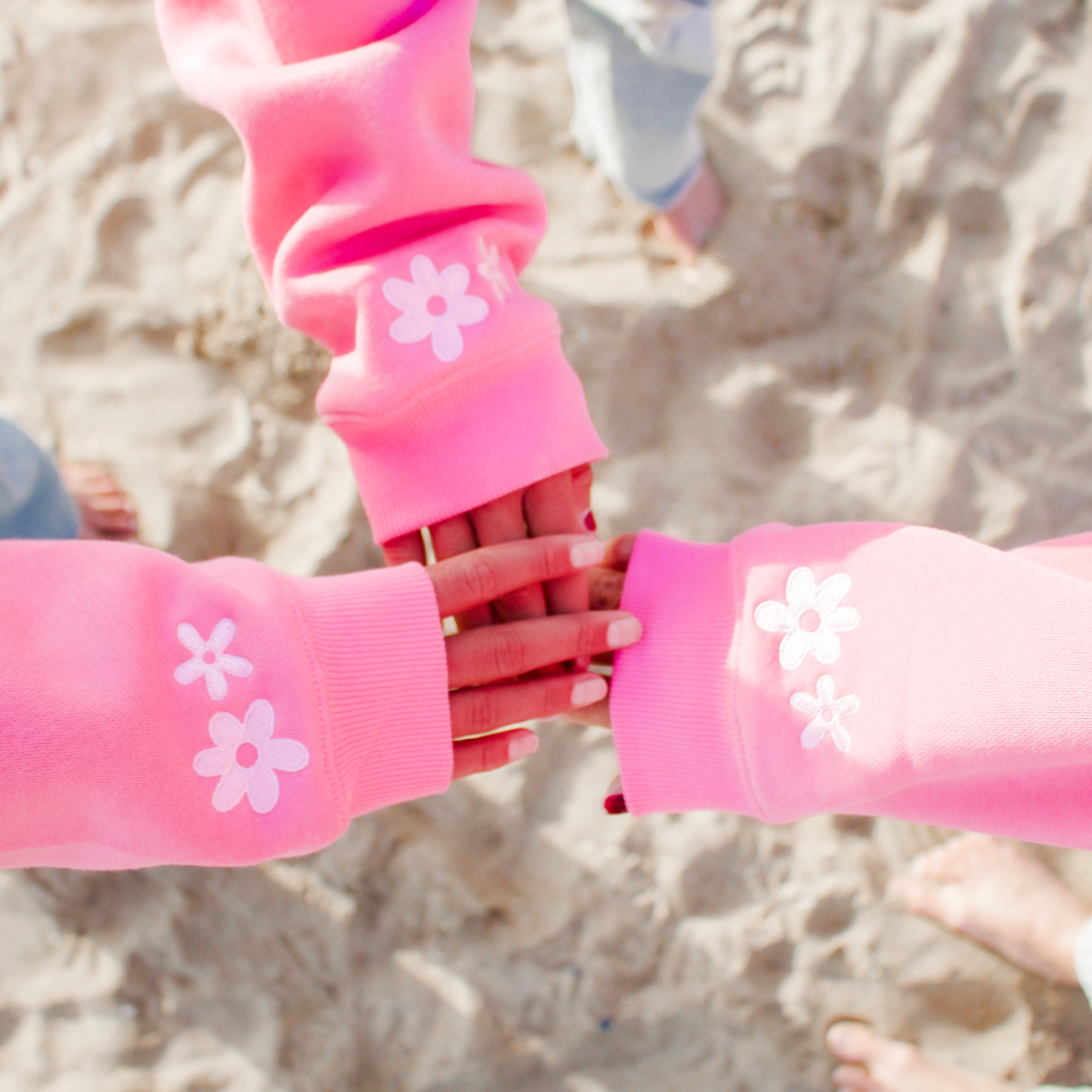 Surfer Girl Bloom Embroidered Hoodie