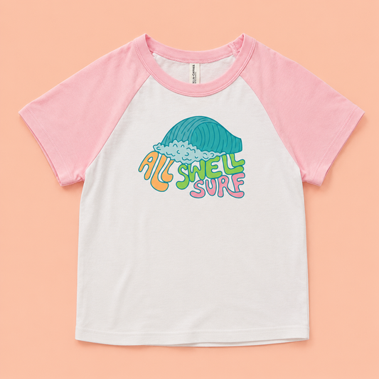 All Swell Wave Baby Tee