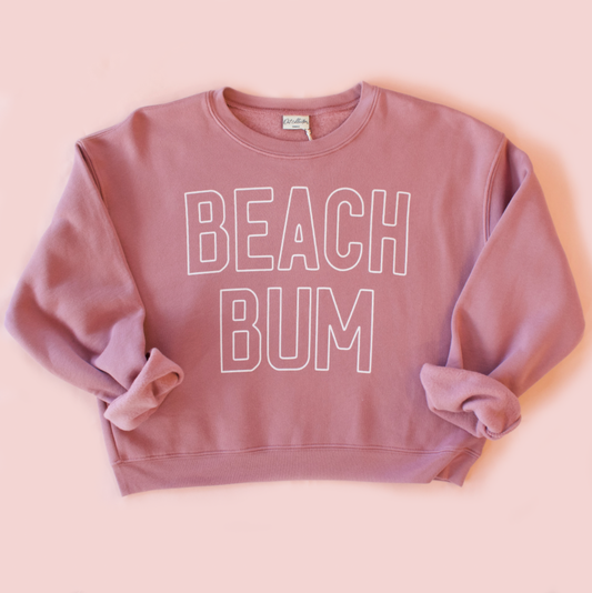 Beach Bum Mid Length Sweatshirt