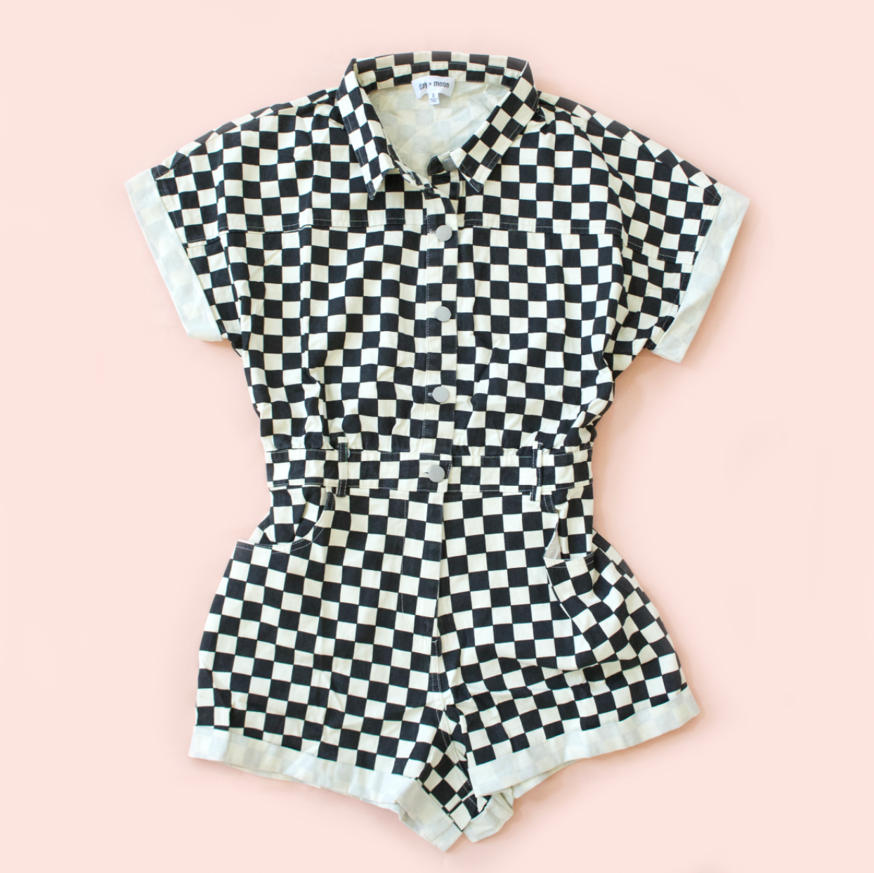 Checkered Romper