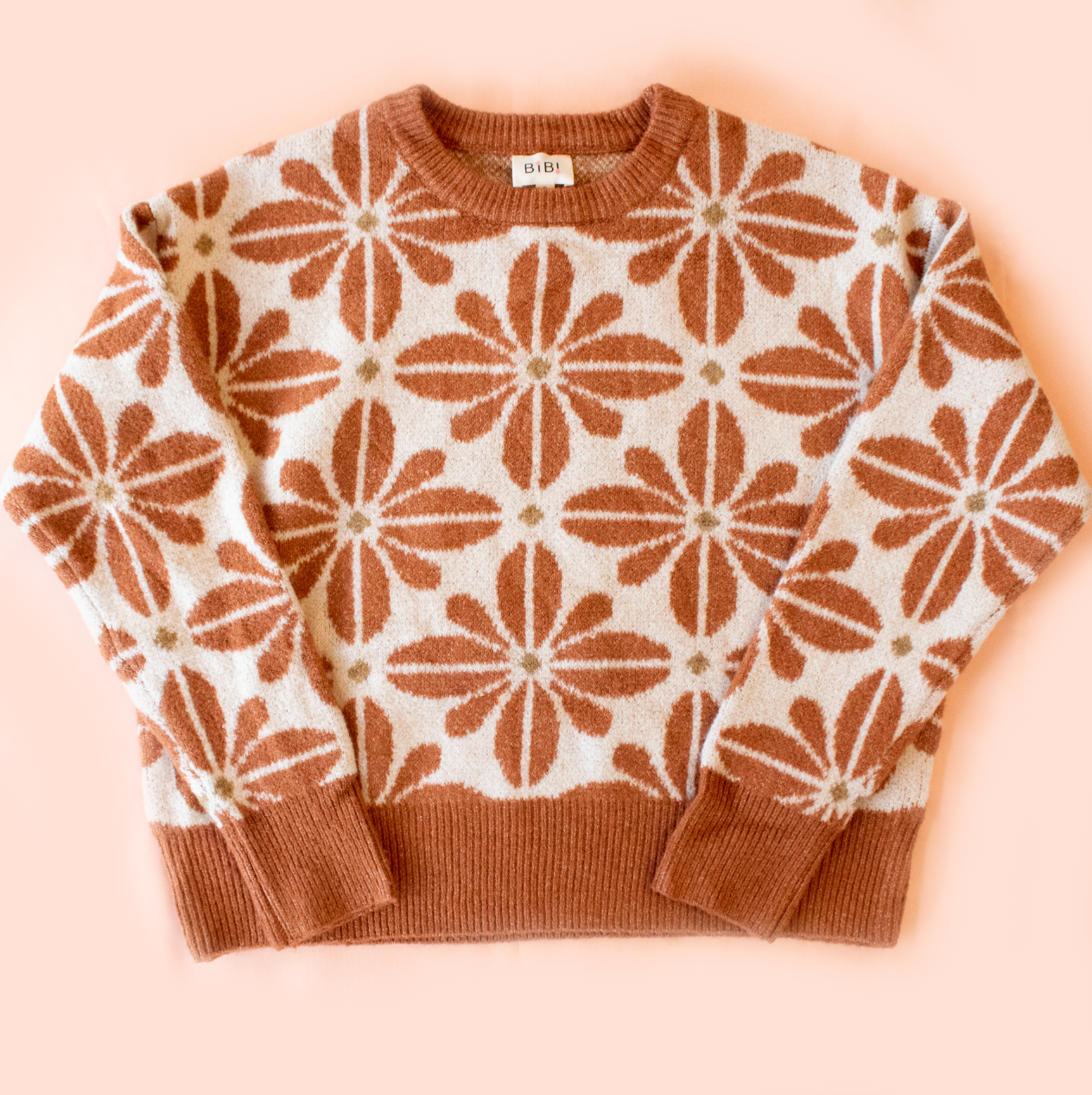 Coastal Daisy Knit Sweater