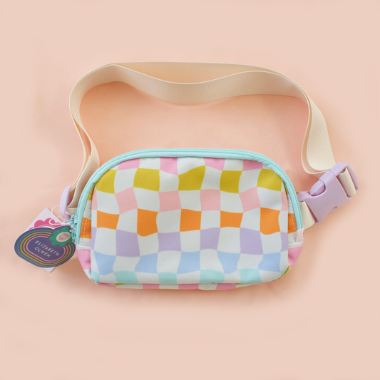 Simple Belt Bag - Carnival Check