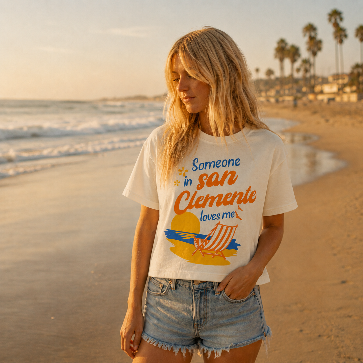 Someone in San Clemente Loves Me Boxy Tee
