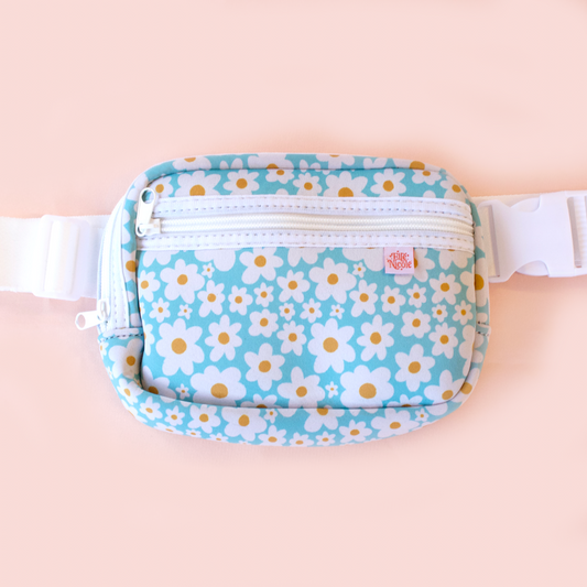 Blue Daisy Crossbody Bag