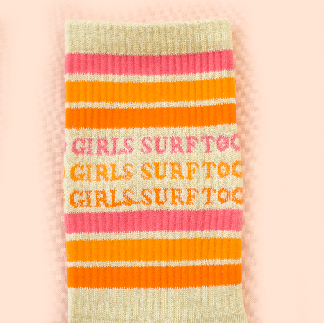 Girls Surf Too Socks